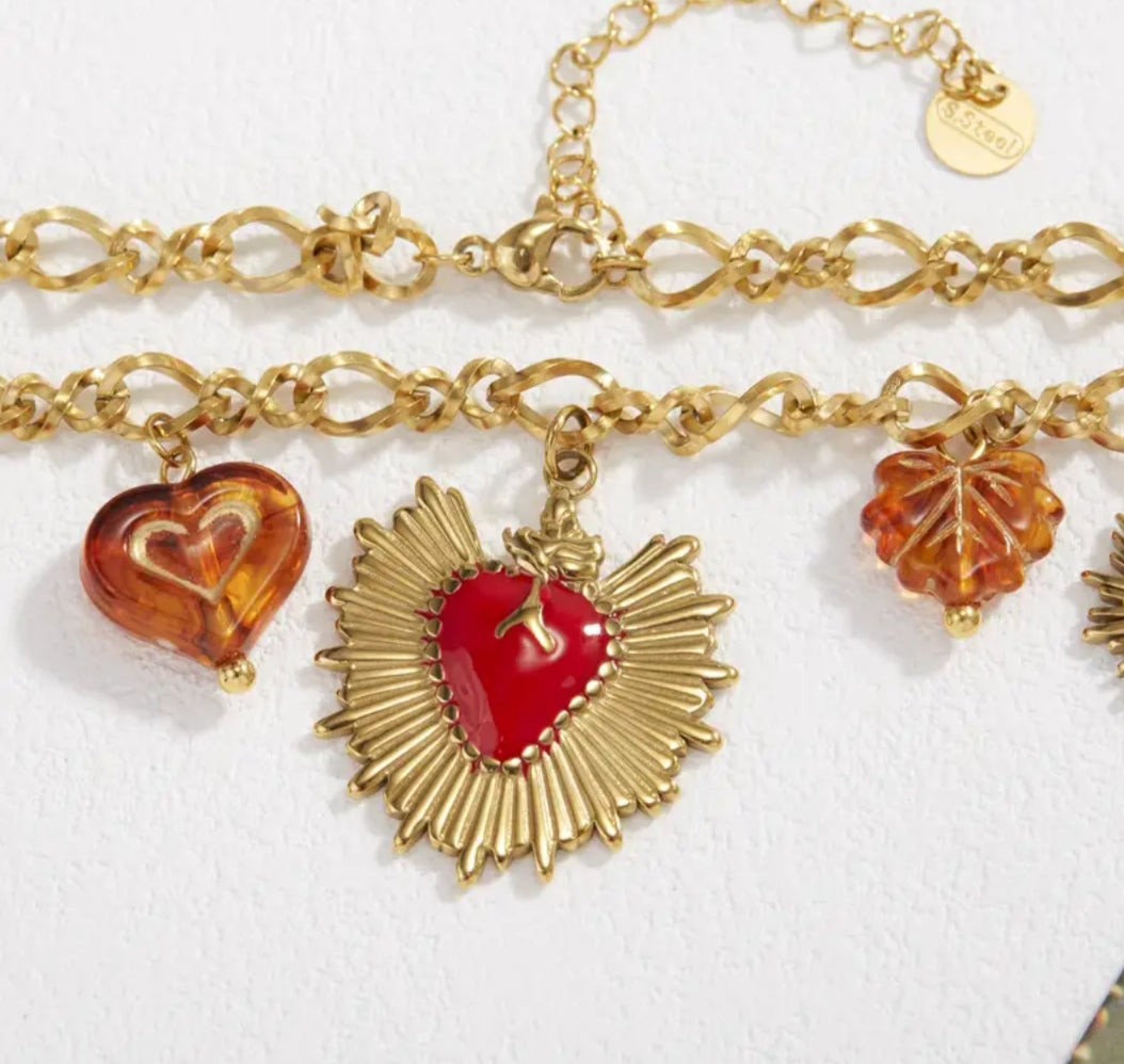 Collana cuore sacro big