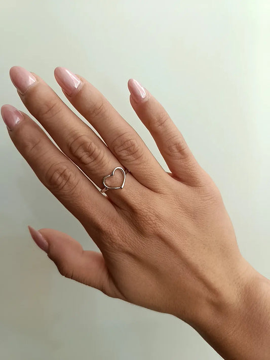 ANELLO LOVE ARGENTO