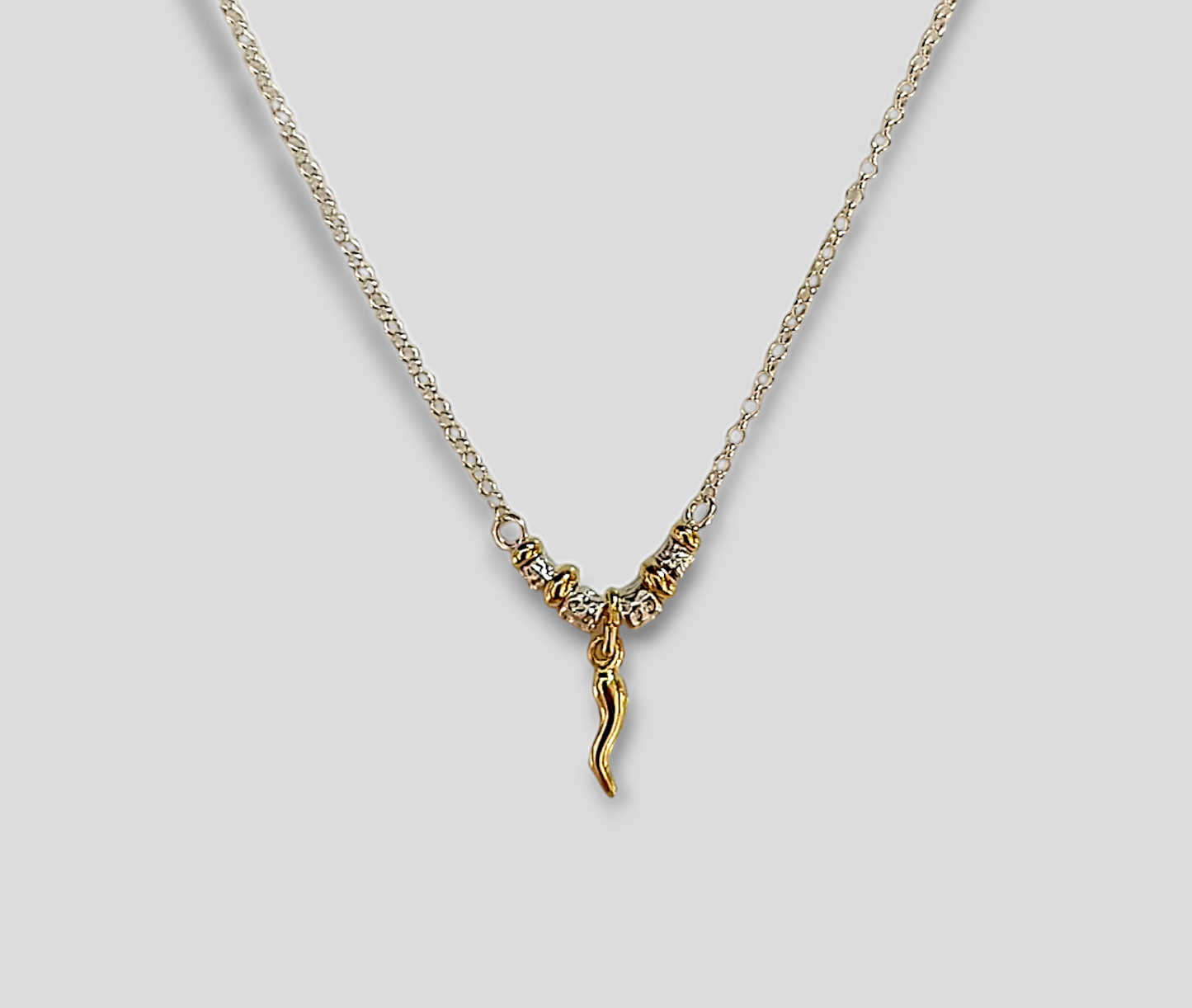 COLLANA CORNETTO PLACCATO ORO