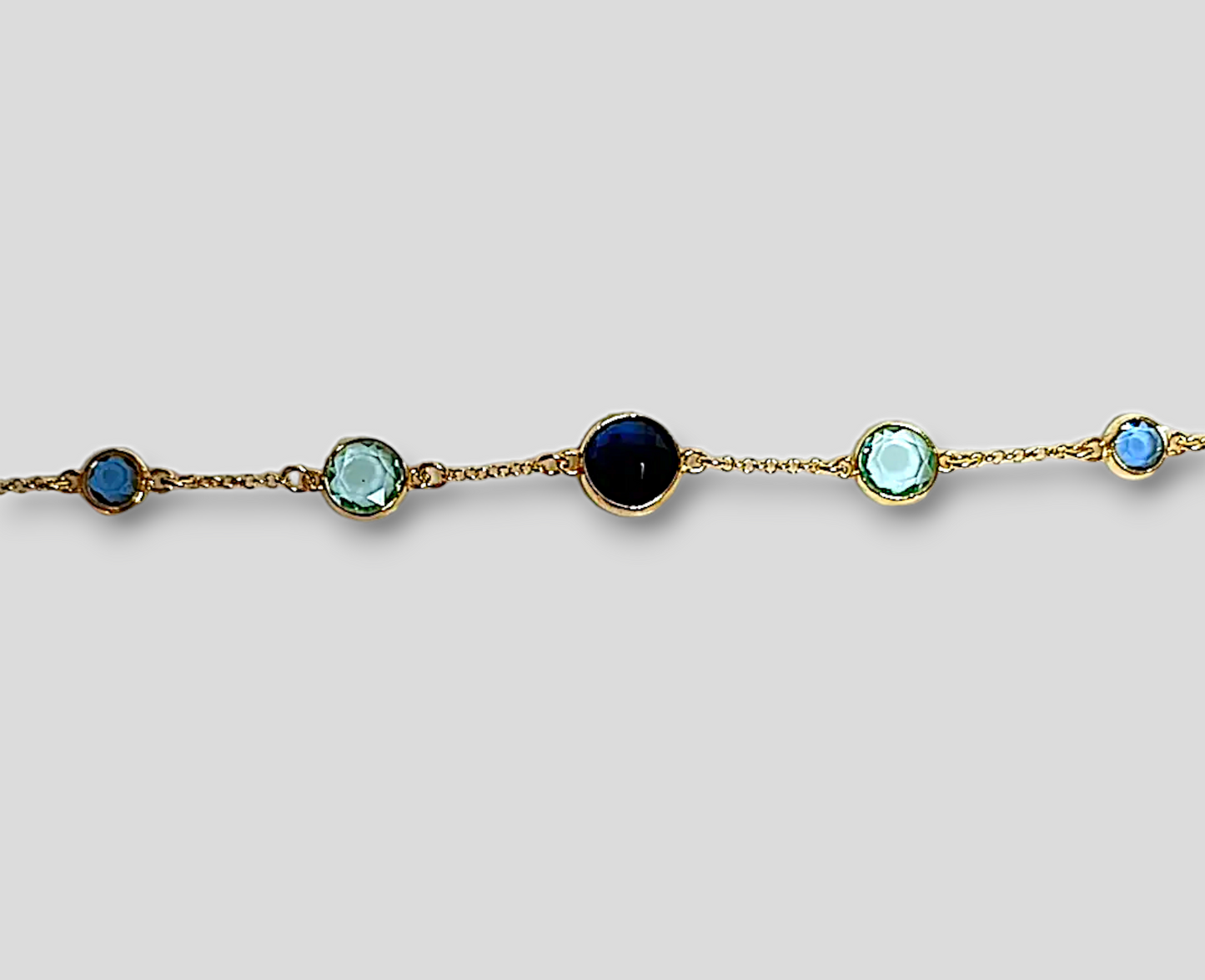 BRACCIALE LUCI DELL' OCEANO PLACCATO ORO