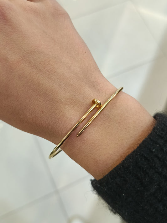 BRACCIALE CHIODO IN ORO GIALLO 18 KT