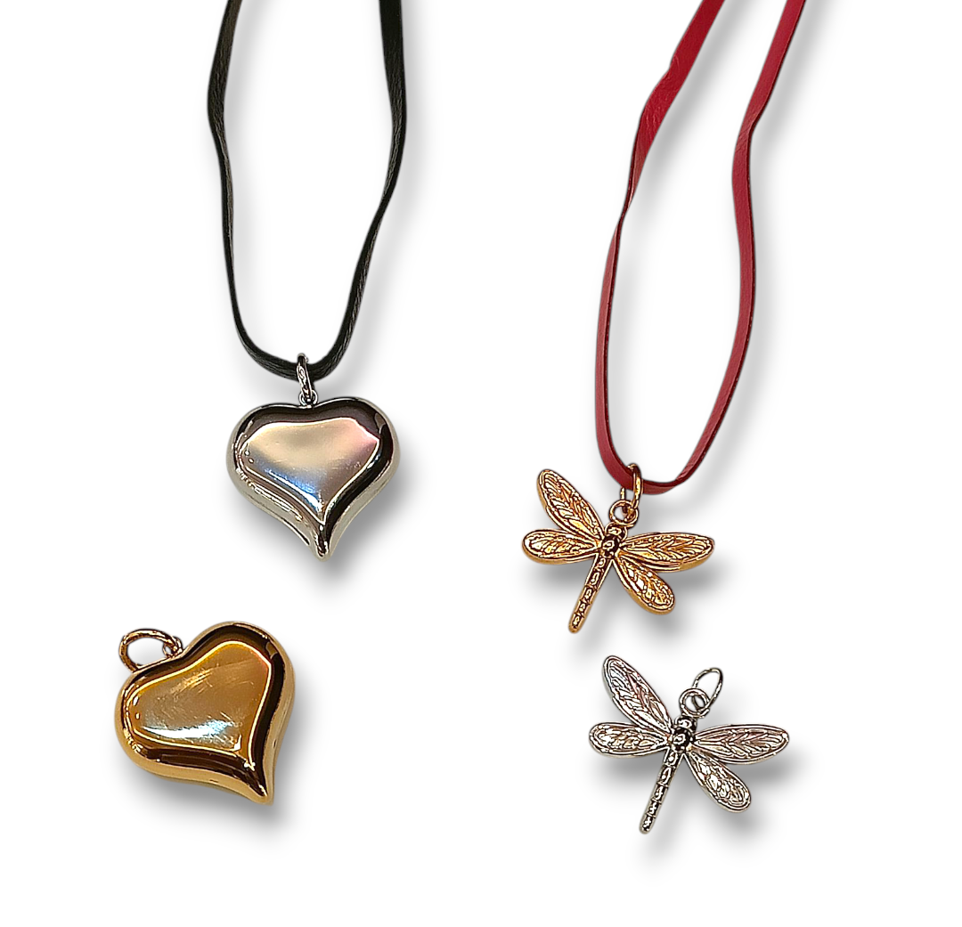 Collana con cordino in vera pelle