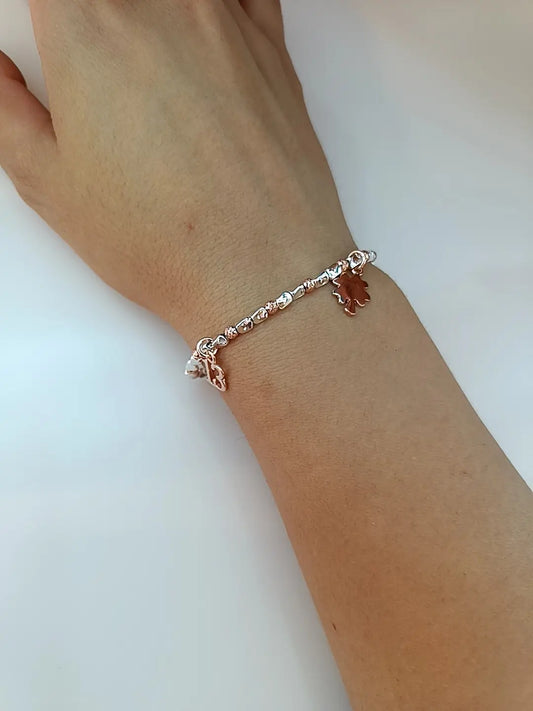 BRACCIALE LUCKY CHARM BICOLORE