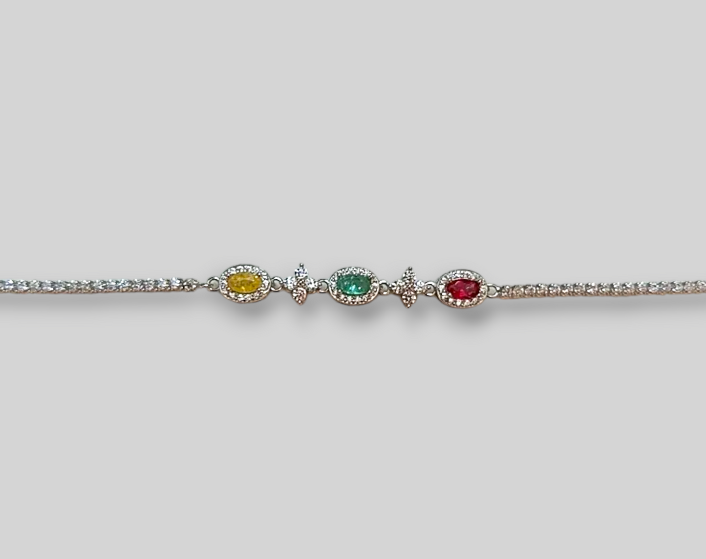 BRACCIALE MAGIA DI COLORI ARGENTO
