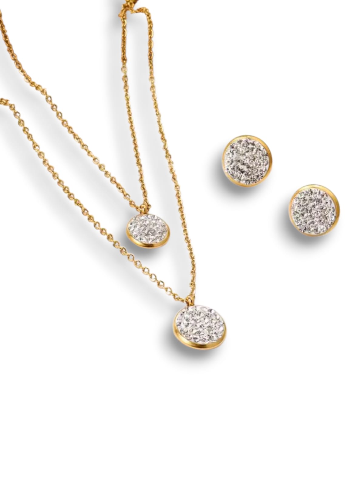 Collana doppia bottone luxury