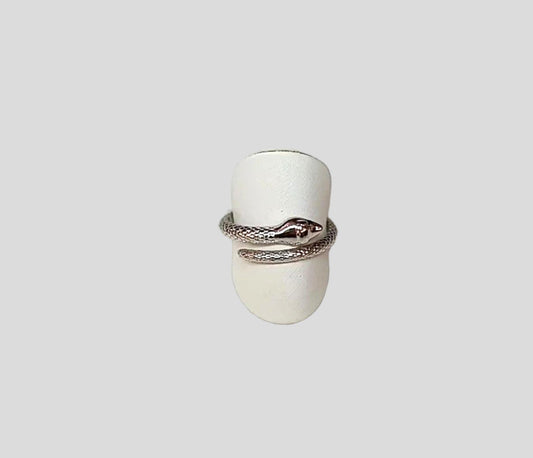 ANELLO SNAKE ARGENTO