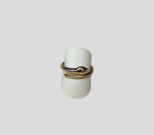 ANELLO SNAKE PLACCATO ORO