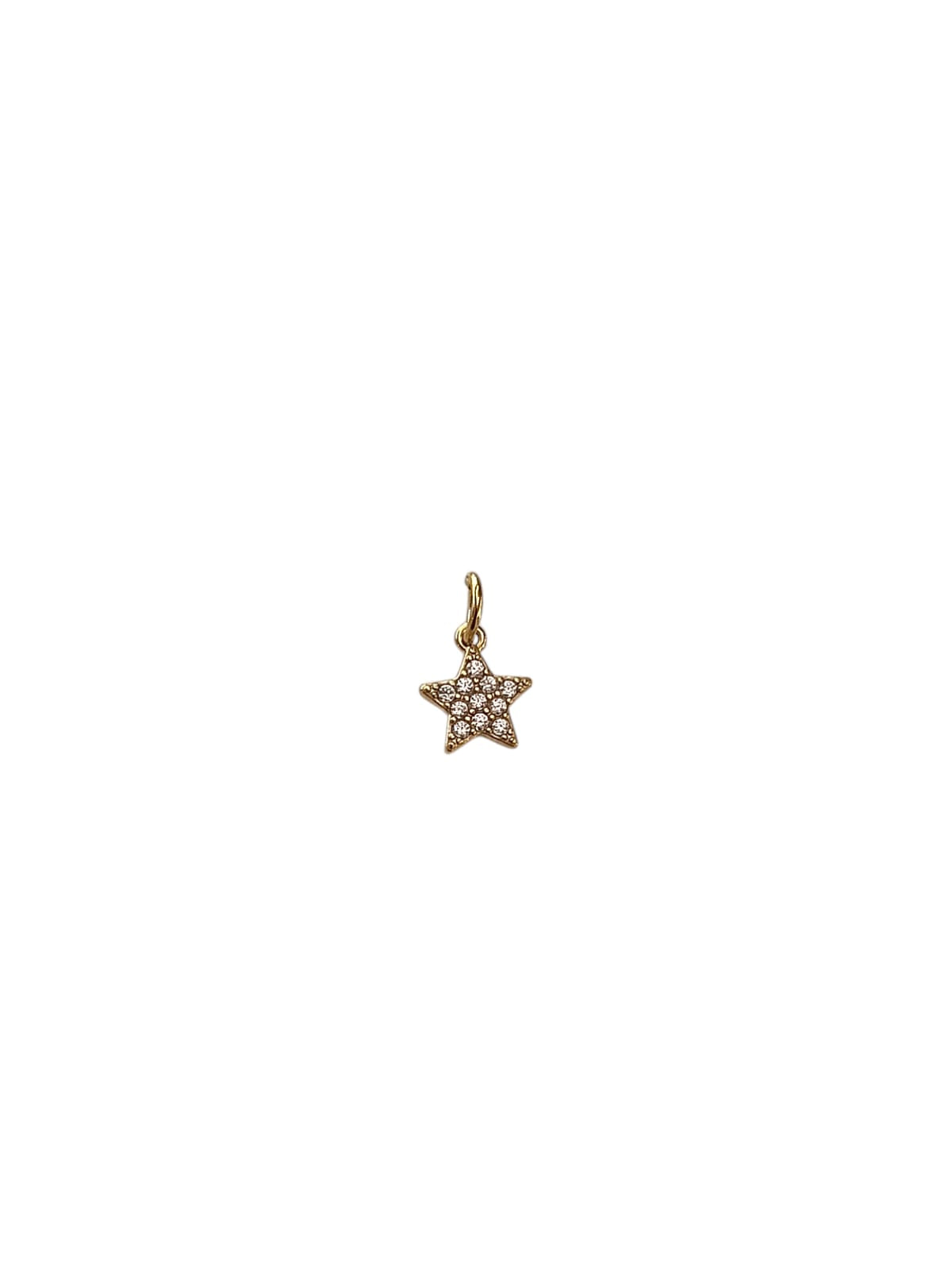 Ciondolo stellina zirconata gold