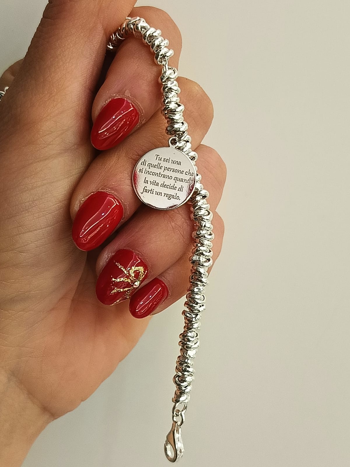 BRACCIALE "SEMPRE ACCANTO" TU SEI UNA DI QUELLE PERSONE...