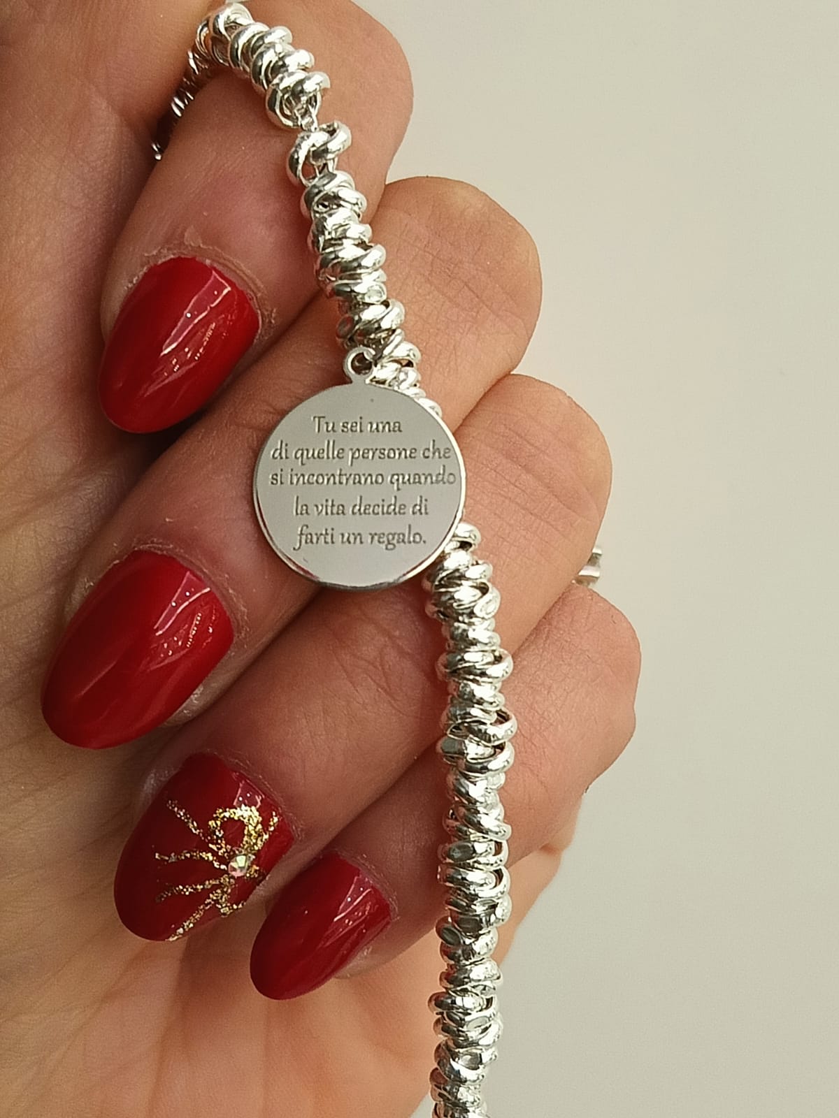 BRACCIALE "SEMPRE ACCANTO" TU SEI UNA DI QUELLE PERSONE...