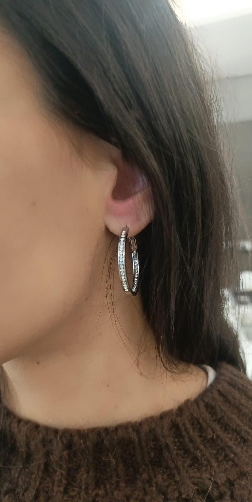 Orecchini cerchio luxury 30 mm