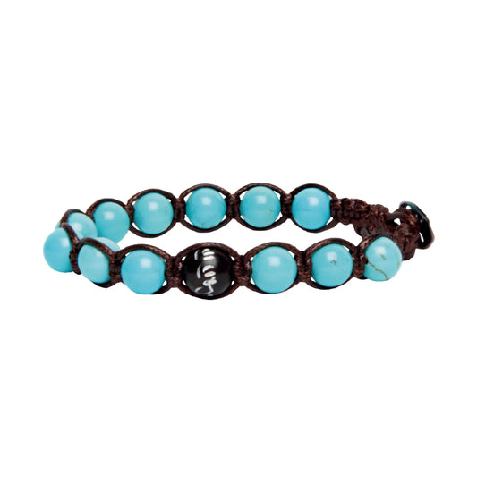 Bracciale Tamashii Acqua con pietra turchese BHS906-7