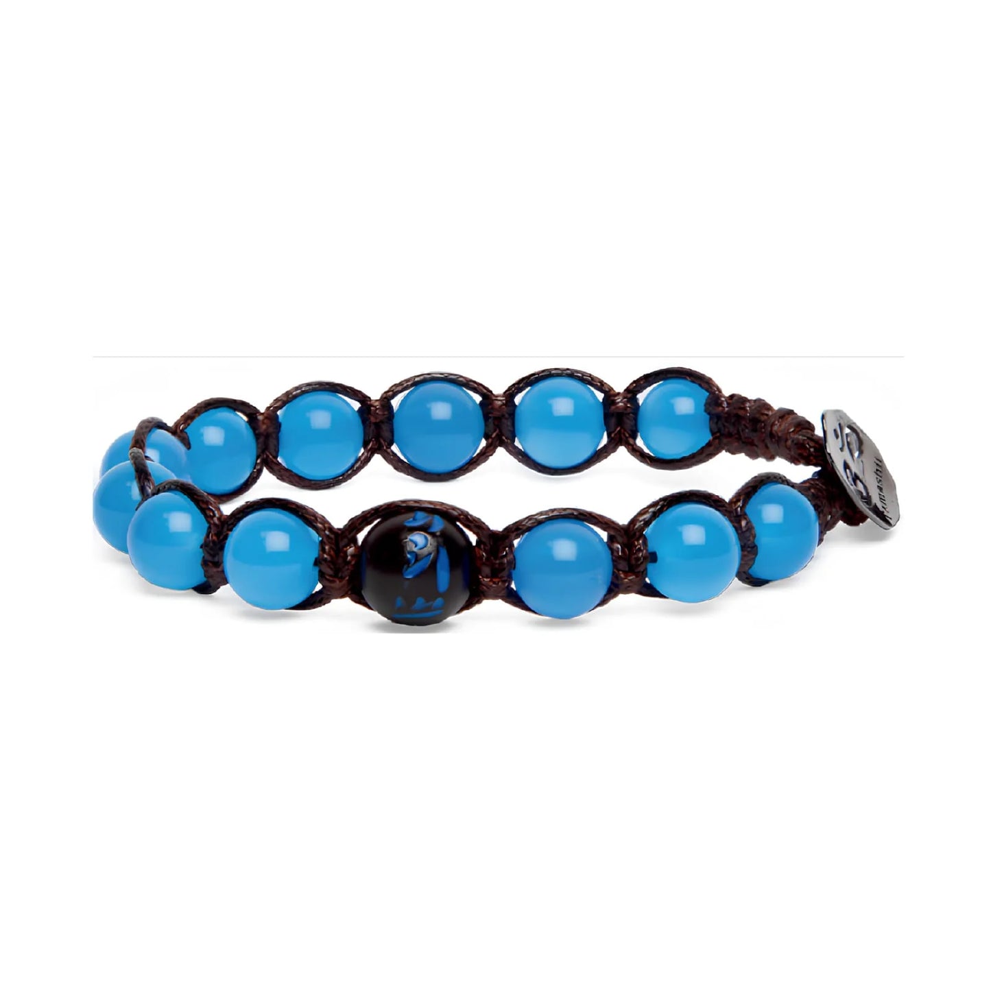 Bracciale Tamashii Spazio con pietra agata blu BHS906-18