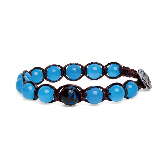 Bracciale Tamashii Spazio con pietra agata blu BHS906-18