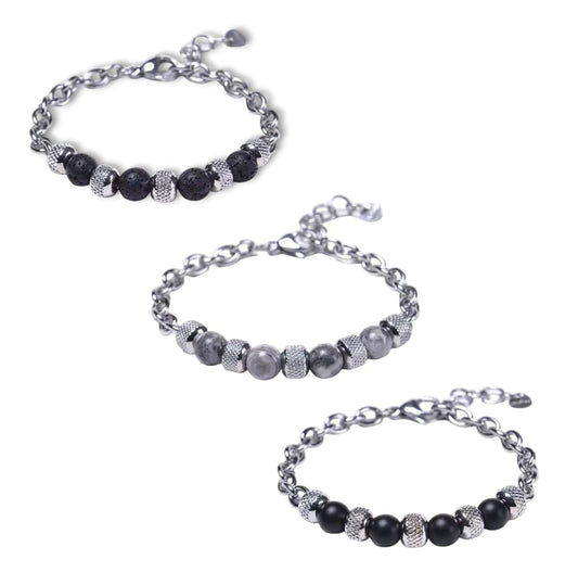 Bracciale uomo sfere big