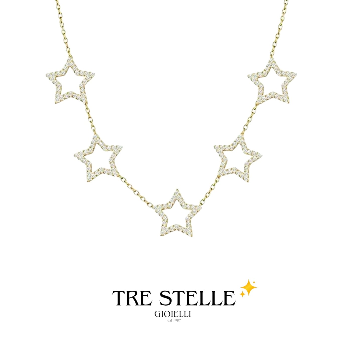 Collana stelle lux