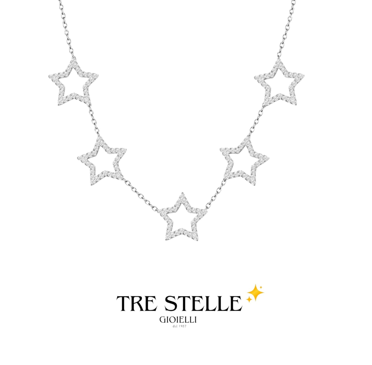 Collana stelle lux