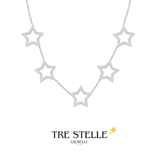 Collana stelle lux