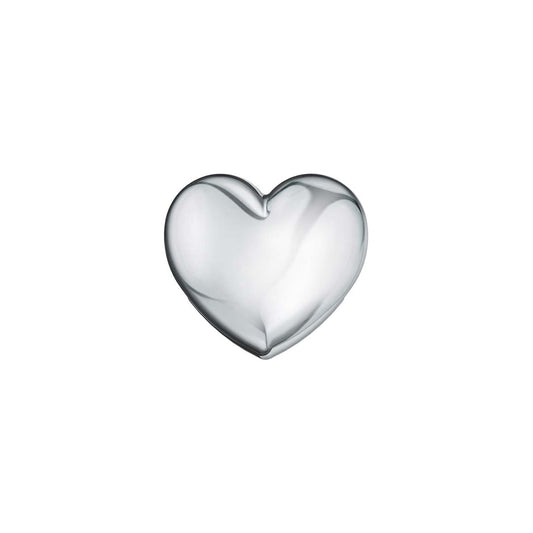 Cuore semplice in oro bianco