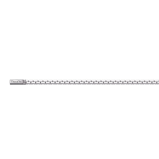 Bracciale morbido a maglia in argento 925