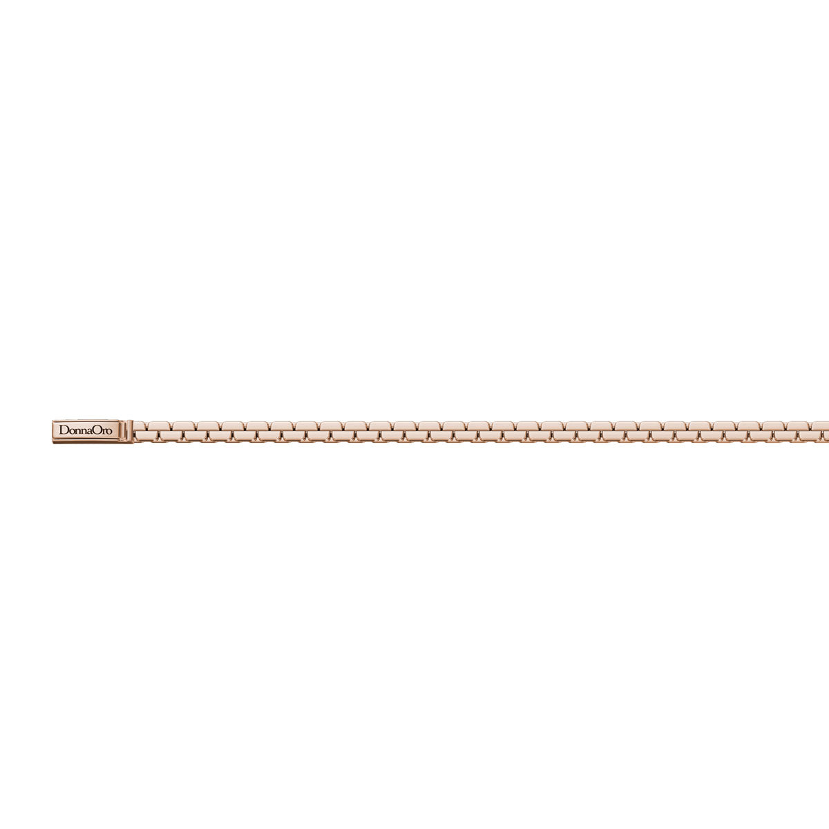 Bracciale morbido a maglia in argento 925 rosato