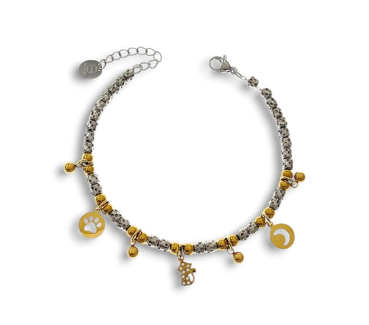 Bracciale pepite gattino