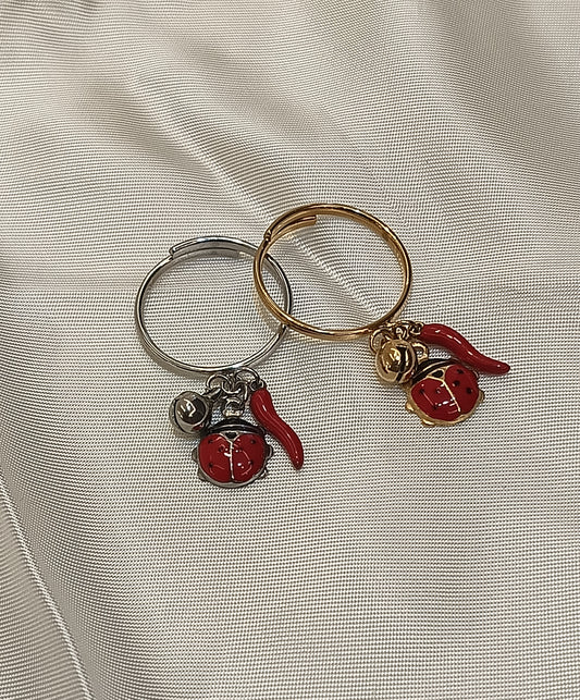 Anello fortuna con pendenti