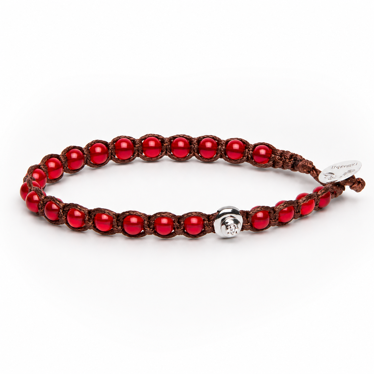 Bracciale Tamashii Essenza Agata Rosso passione ref. BHS907-124