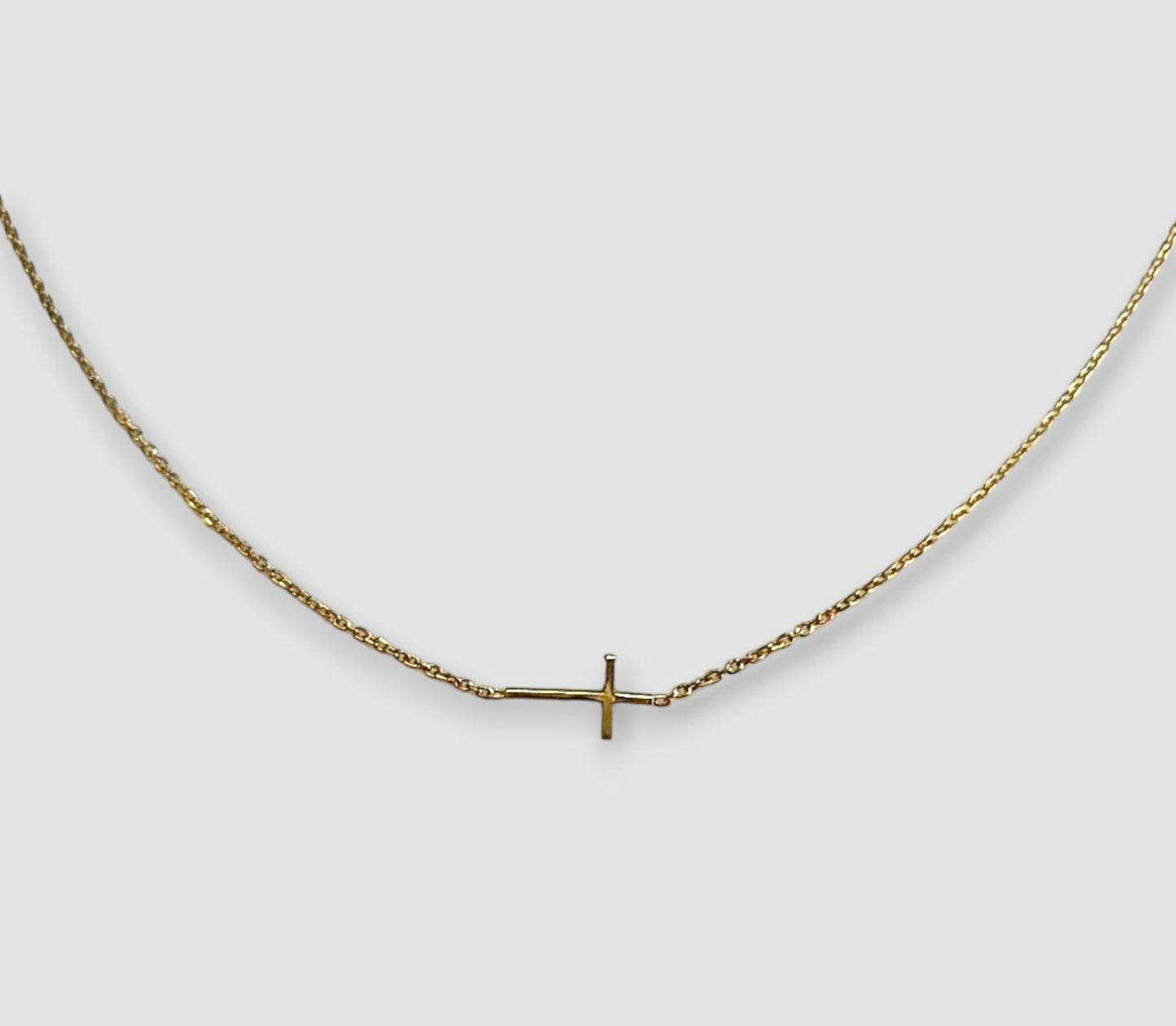 Collana croce orizzontale