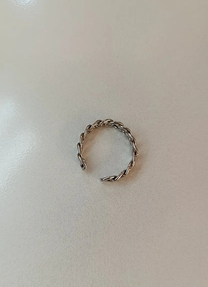Anello catena small argento