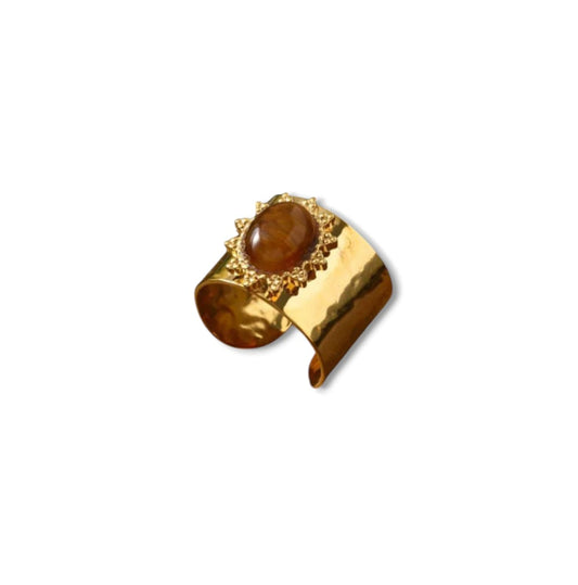 Anello cleopatra con occhio di tigre