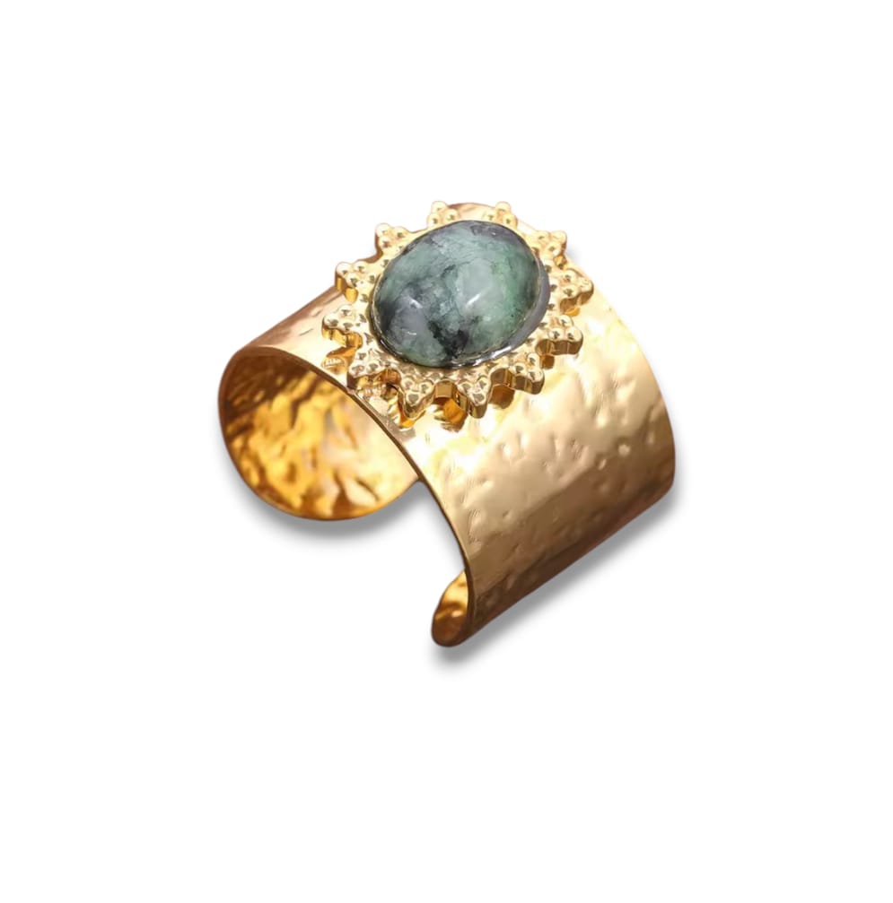 Anello cleopatra con pietra agata