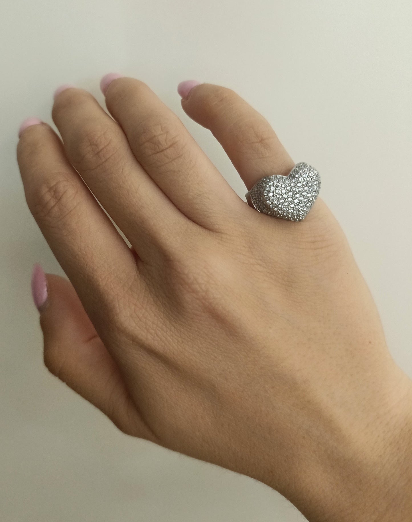 Anello chevalier cuore luxury