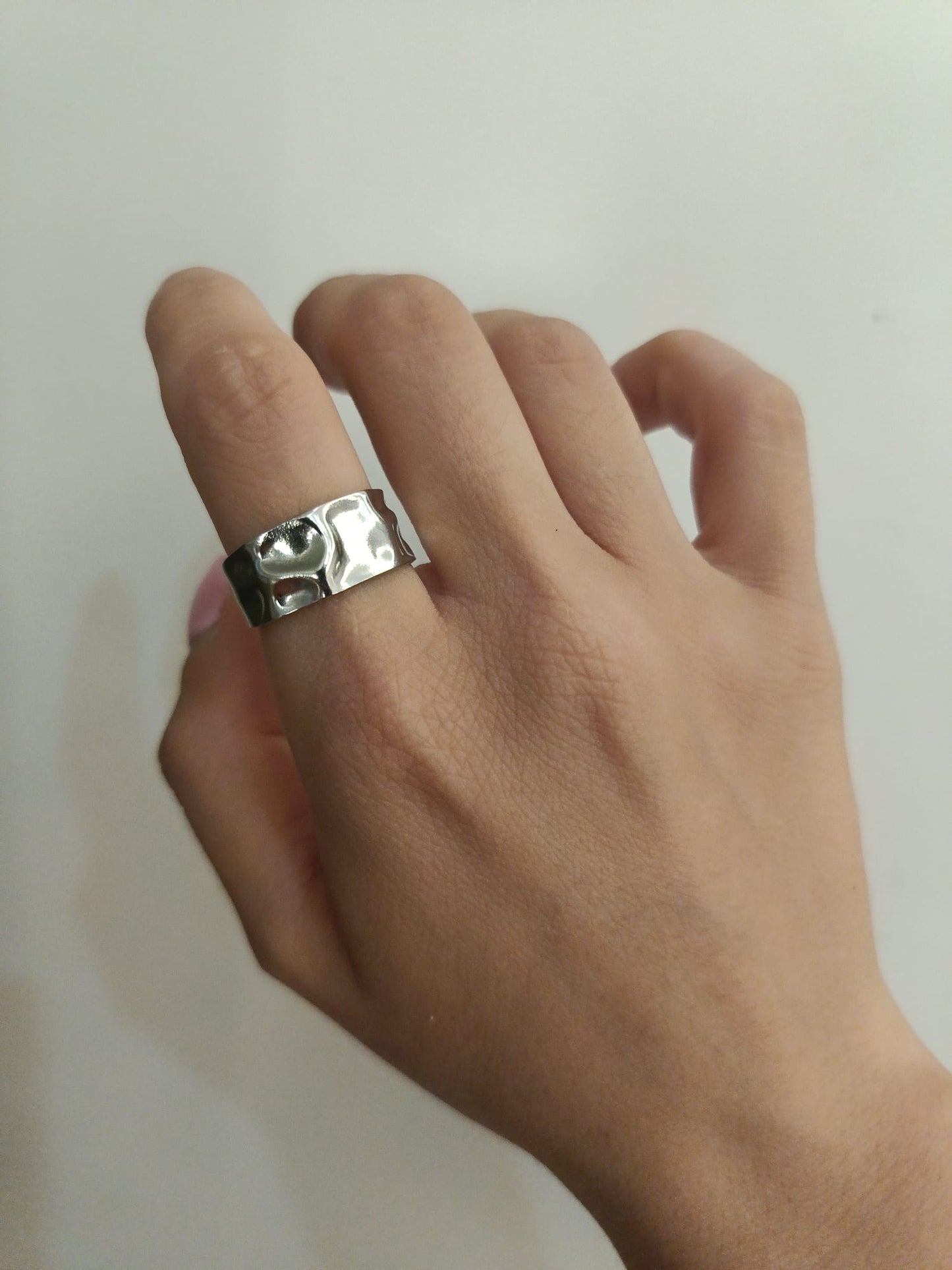 Anello martellato small