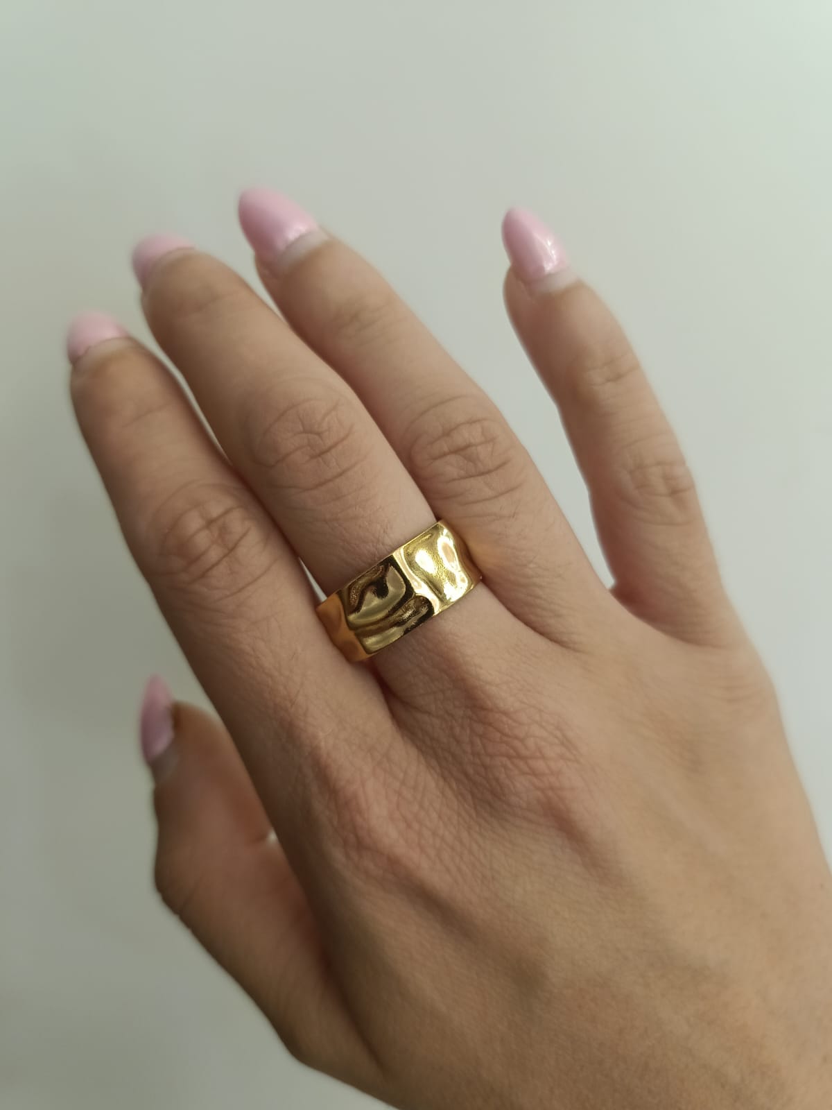 Anello martellato small