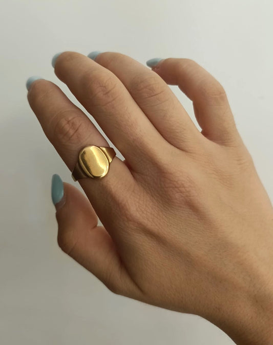 Anello scudo lucido