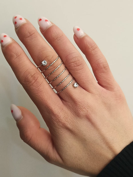 Anello spirale di luce