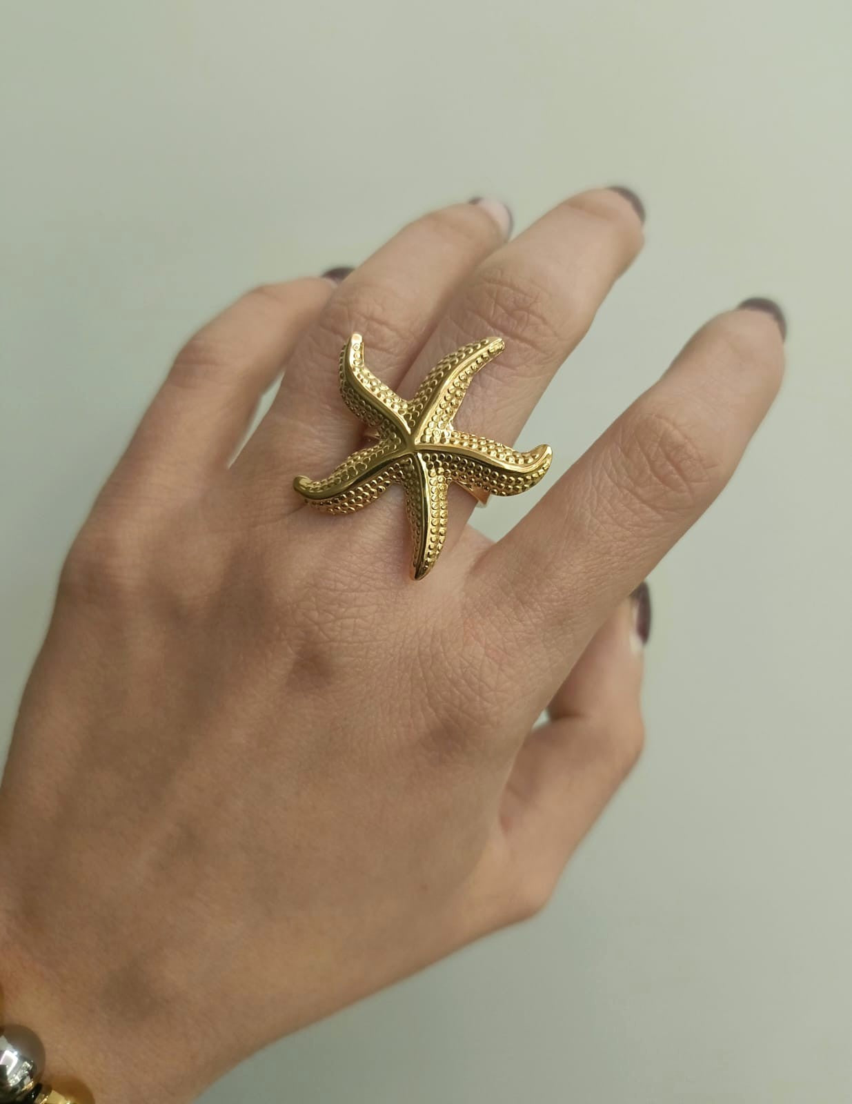 Anello stella marina maxi