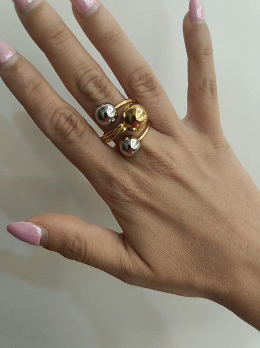 Anello triple bold