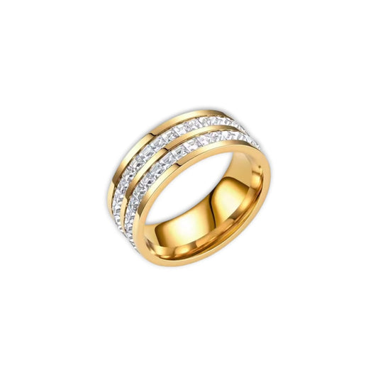Anello doppia fascia luxury