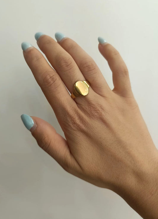 Anello scudo lucido