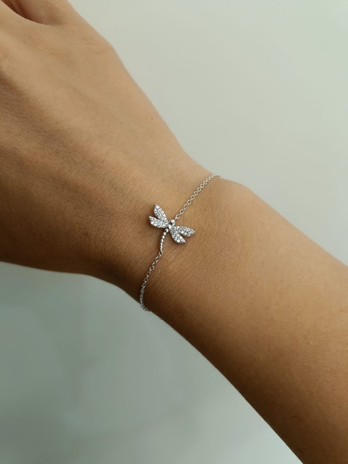 BRACCIALE LIBELLULA ARGENTO
