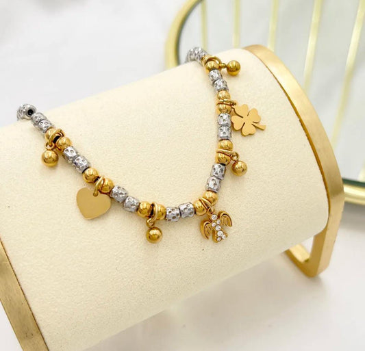 Bracciale pepite angioletto