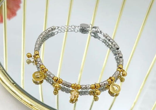 Bracciale pepite gattino