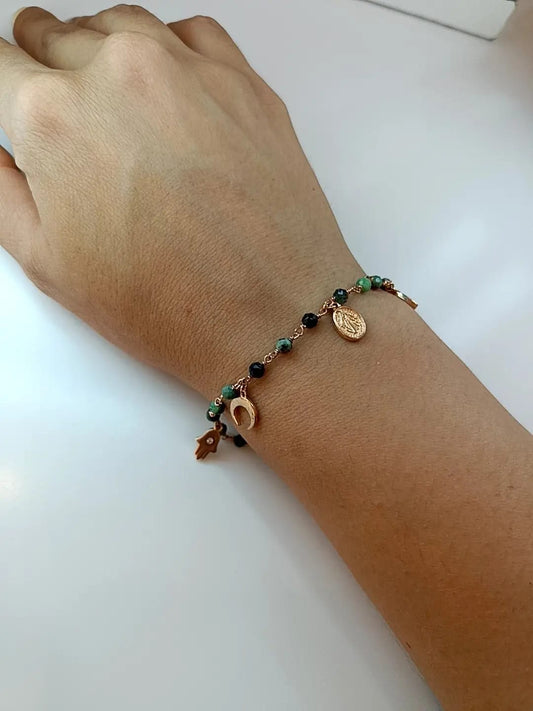 BRACCIALE PROTEZIONE PLACCATO ORO ROSA