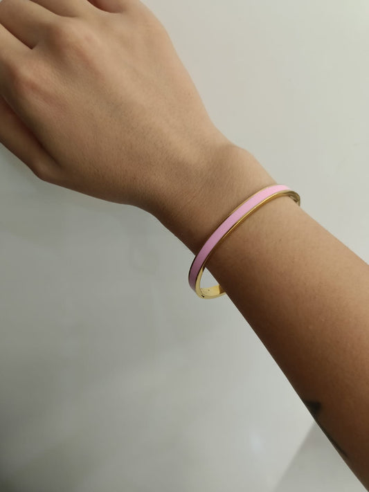 Bracciale rigido smaltato