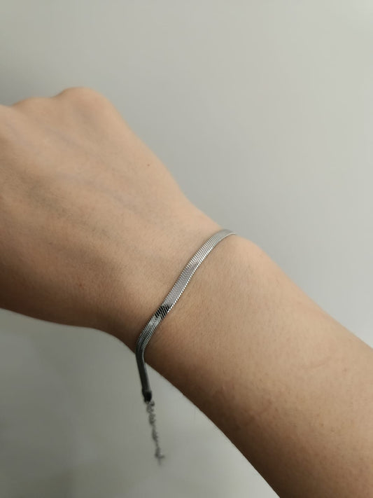 Bracciale snake silver