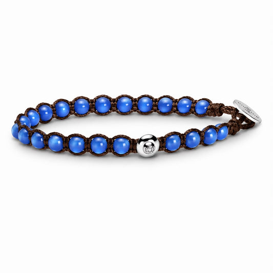 Bracciale Tamashii Essenza Agata Blu ref. BHS907-18
