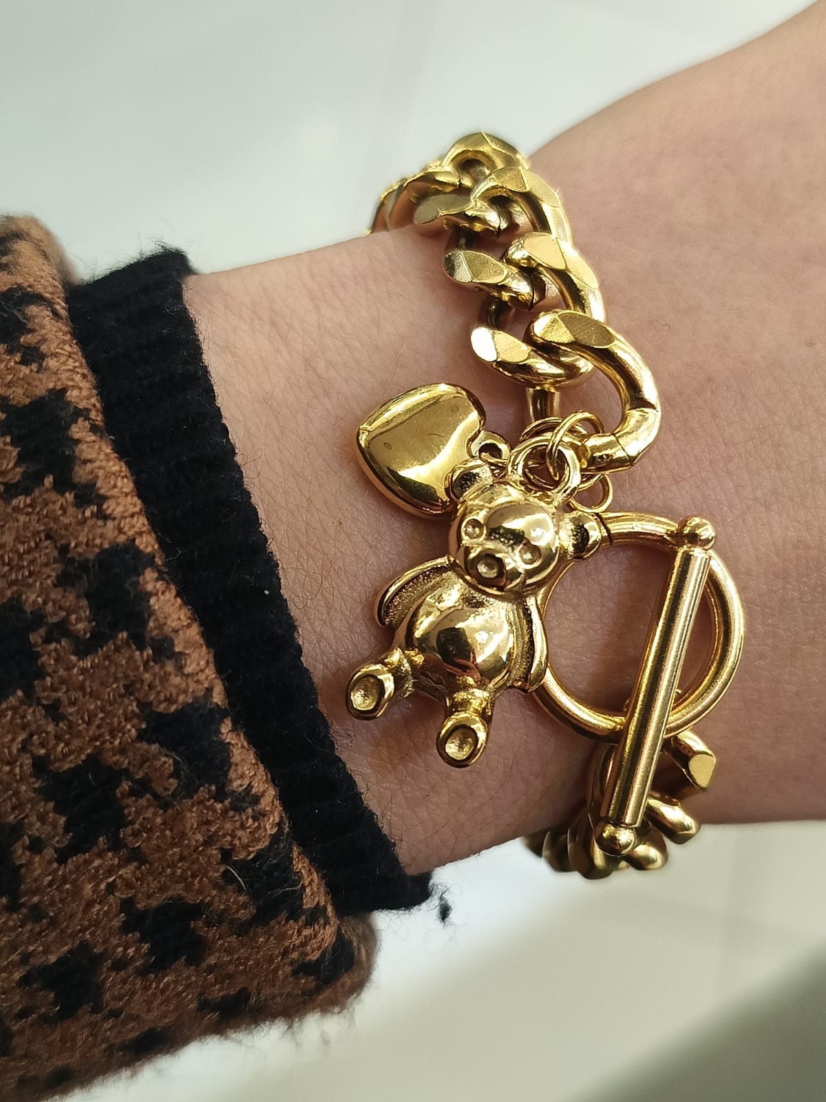 Bracciale teddy + cuore
