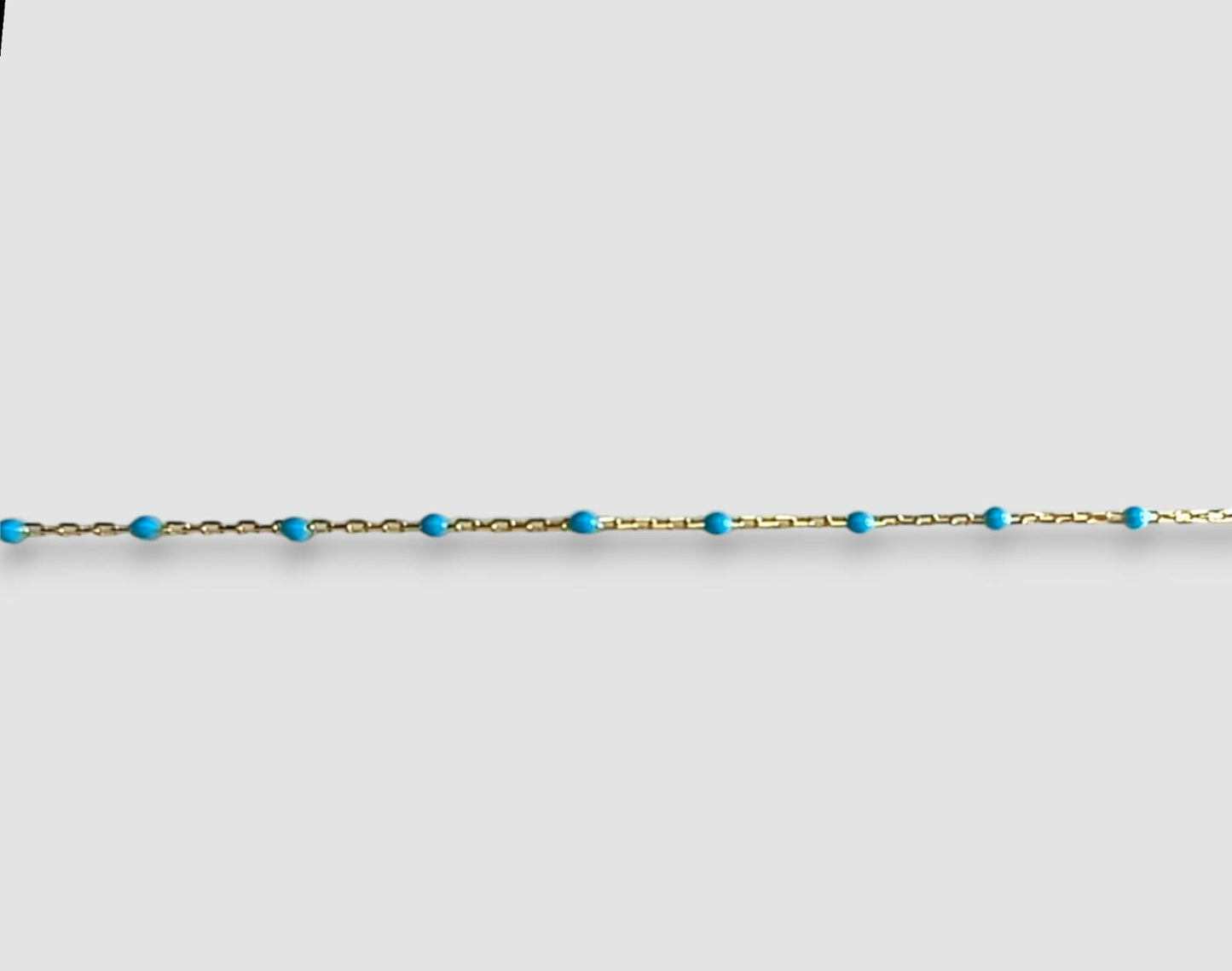 BRACCIALE TOCCO DI TURCHESE ORO GIALLO